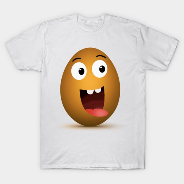 Funny Egg Tshirt T-Shirt by  Chirido_Bin